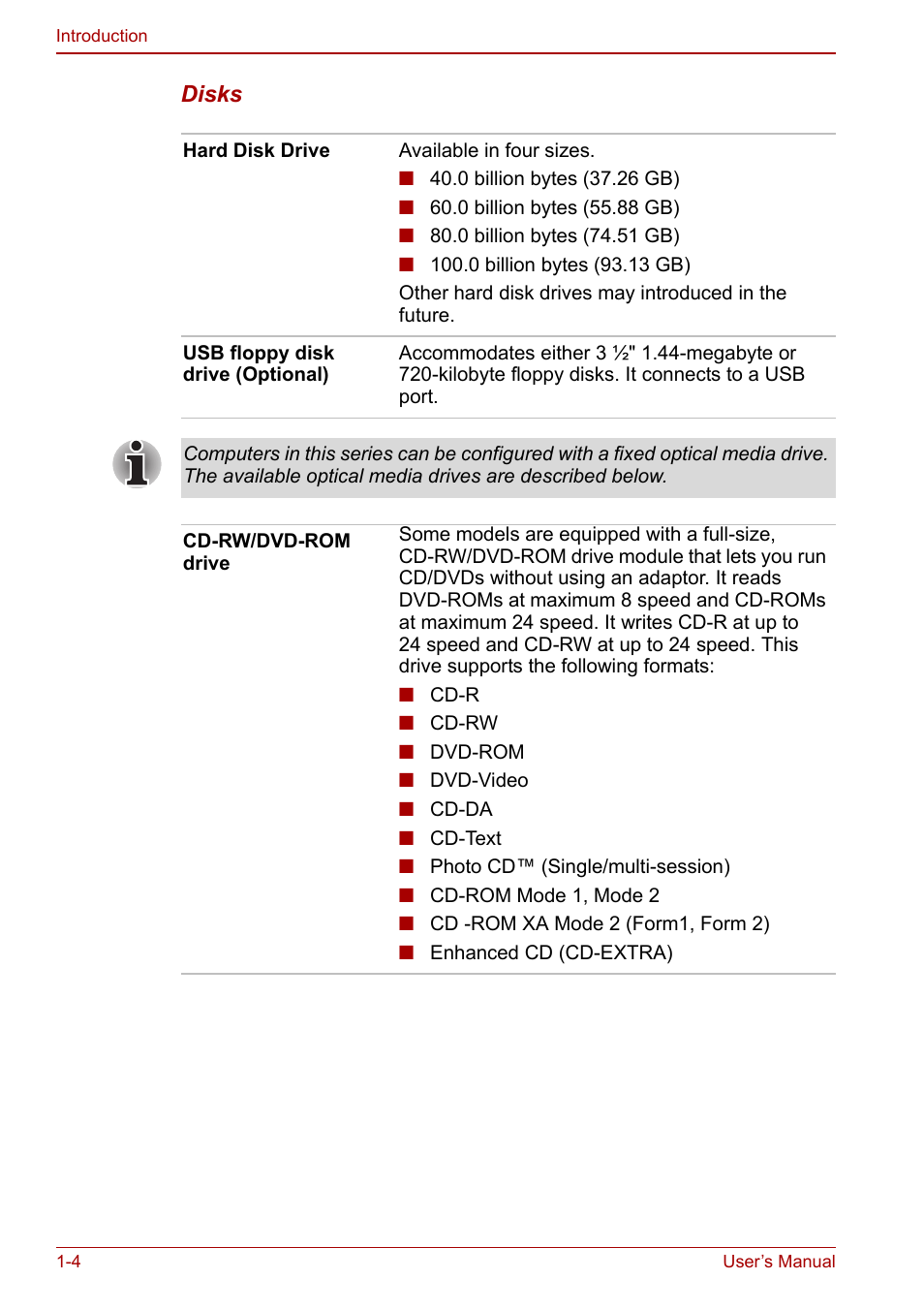 Toshiba Equium L20 User Manual | Page 32 / 178