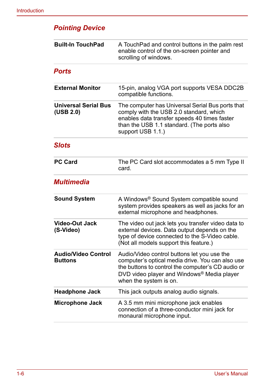 Toshiba Equium L20 User Manual | Page 34 / 178