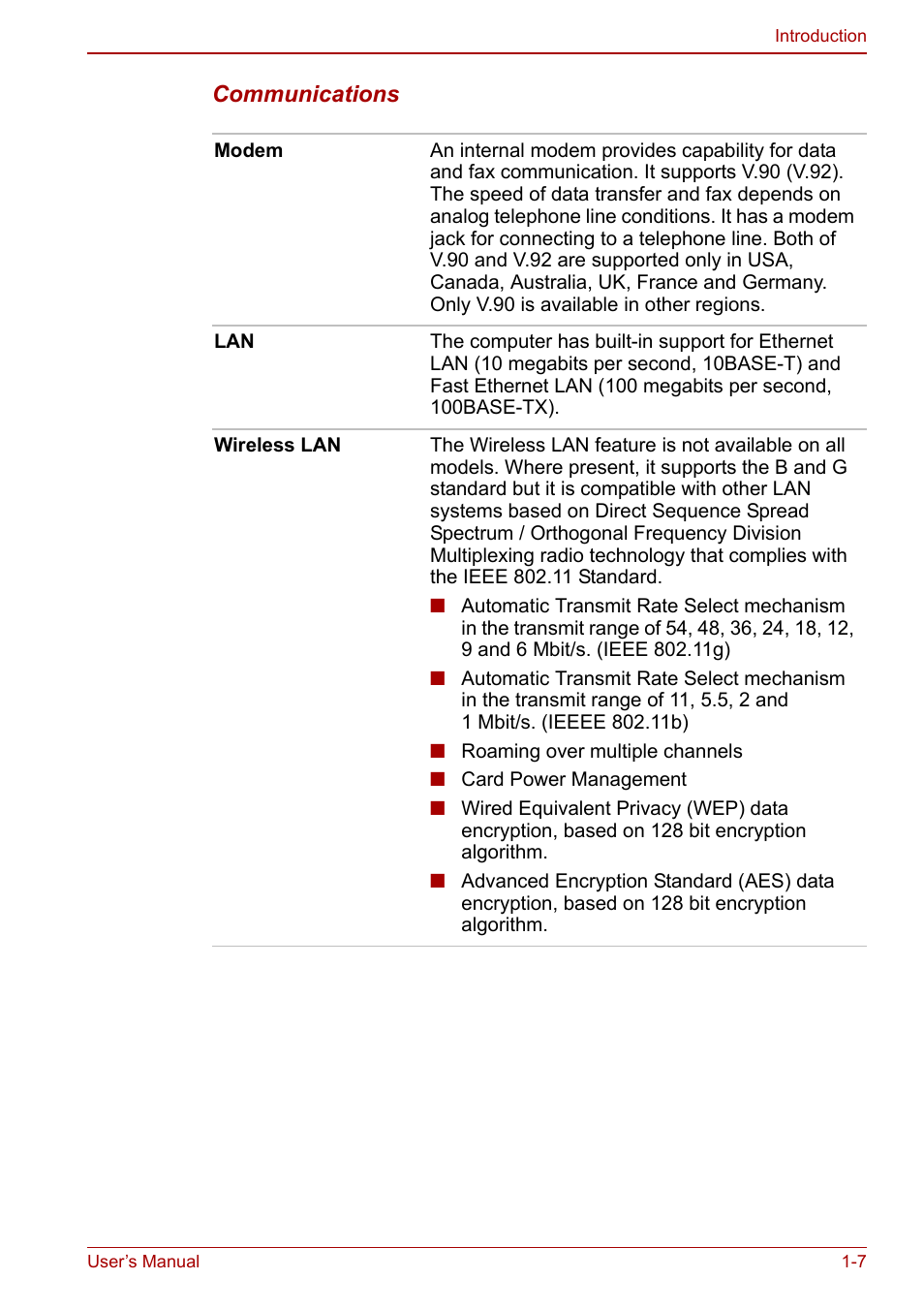 Toshiba Equium L20 User Manual | Page 35 / 178