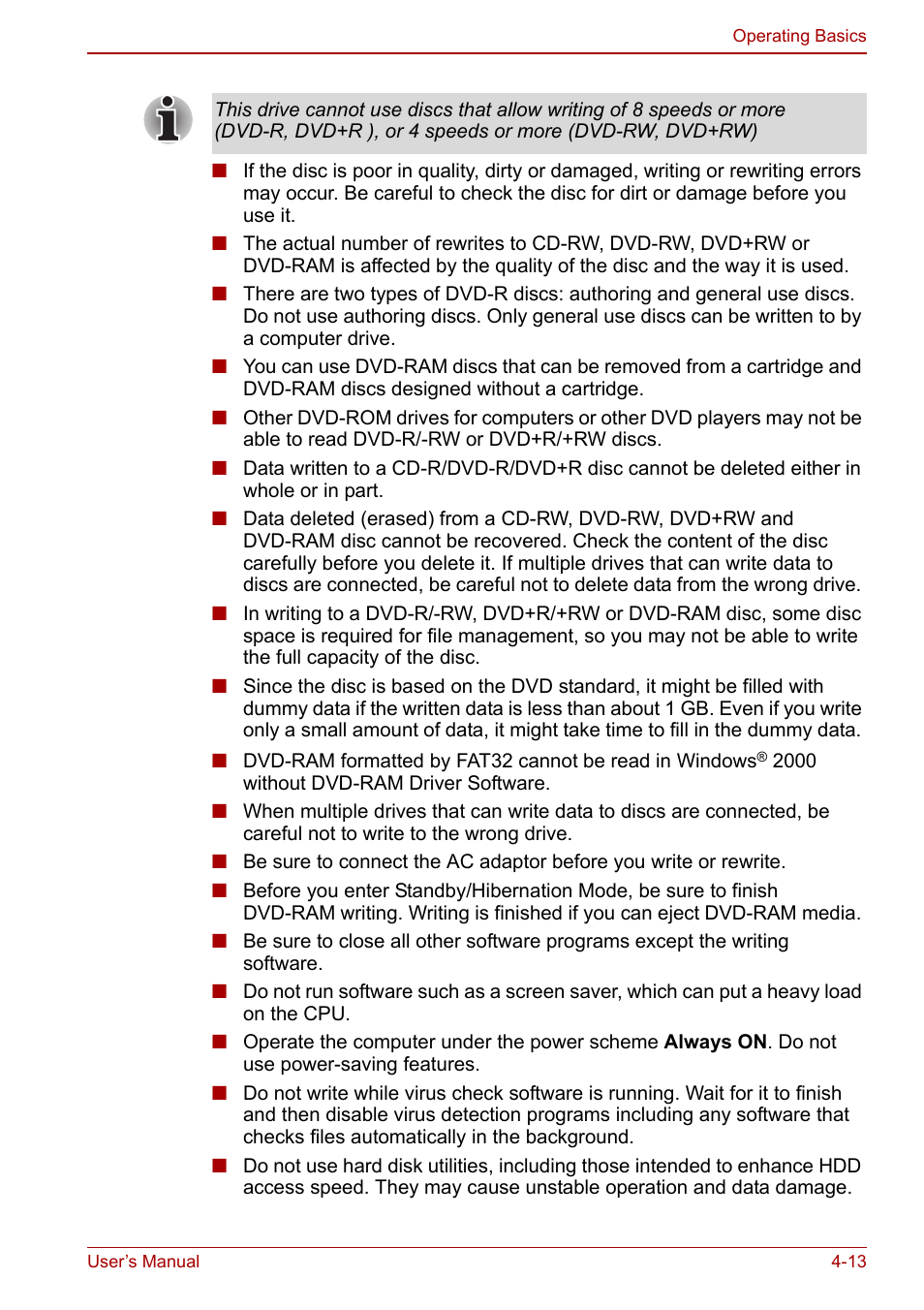 Toshiba Equium L20 User Manual | Page 81 / 178