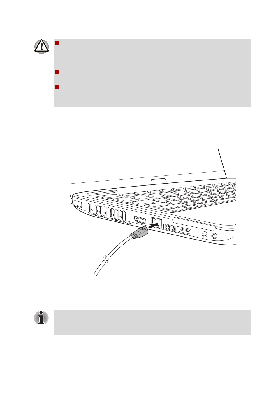 Connecting the lan cable | Toshiba SATELLITE A500 User Manual | Page 124 / 234