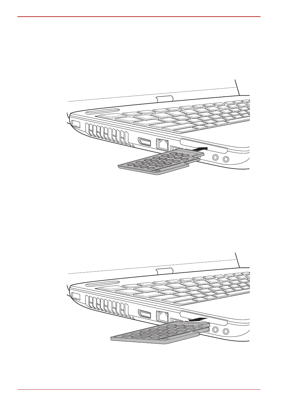 Placing slim size remote controller | Toshiba SATELLITE A500 User Manual | Page 68 / 234