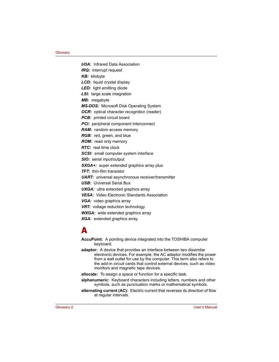 Toshiba Tecra M3 User Manual | Page 218 / 236