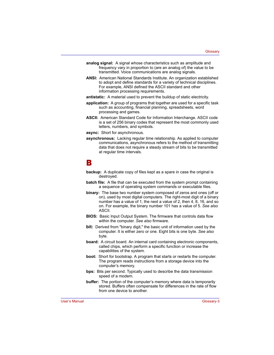 Toshiba Tecra M3 User Manual | Page 219 / 236