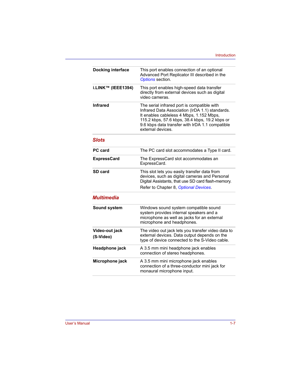 Toshiba Tecra M3 User Manual | Page 29 / 236