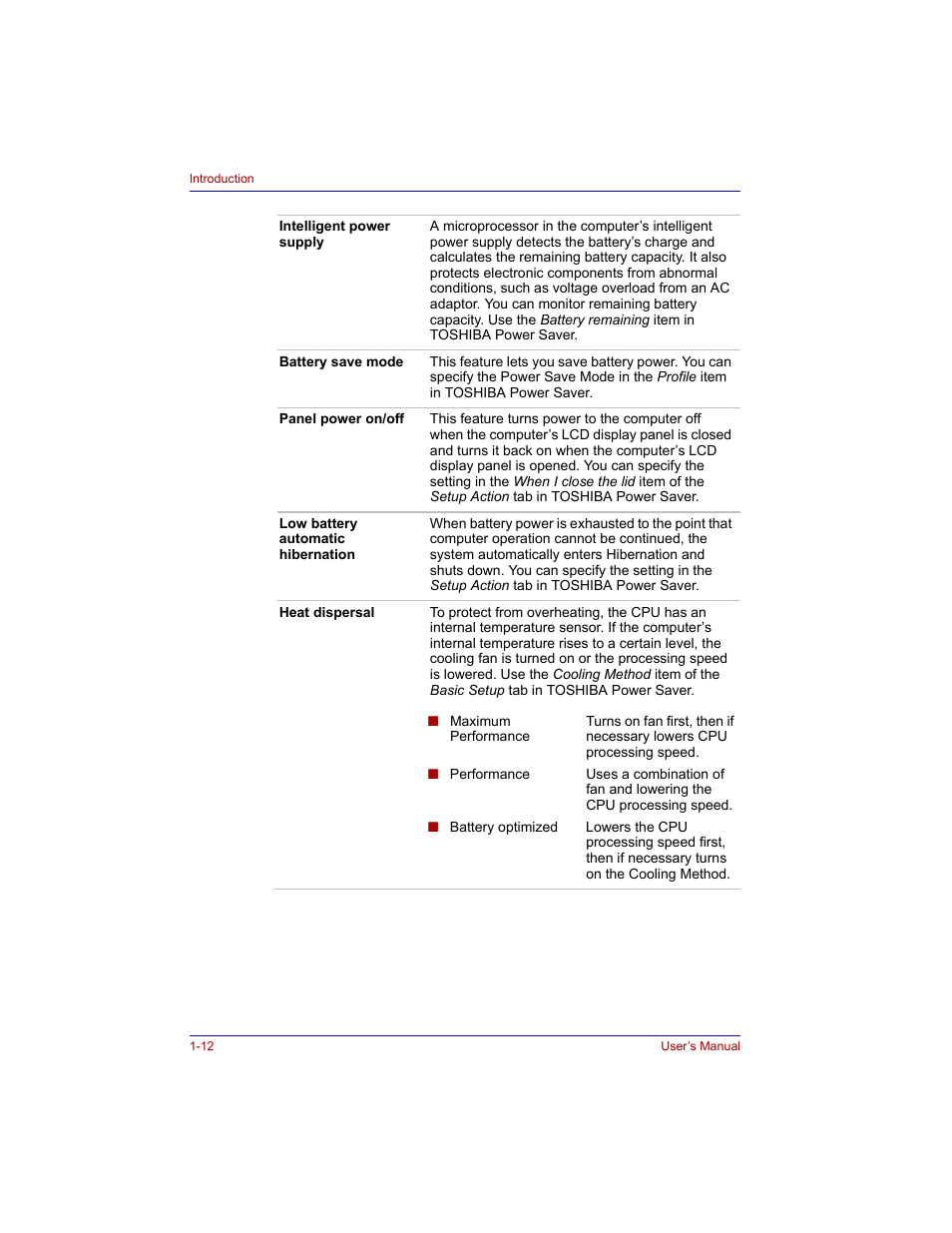 Toshiba Tecra M3 User Manual | Page 34 / 236