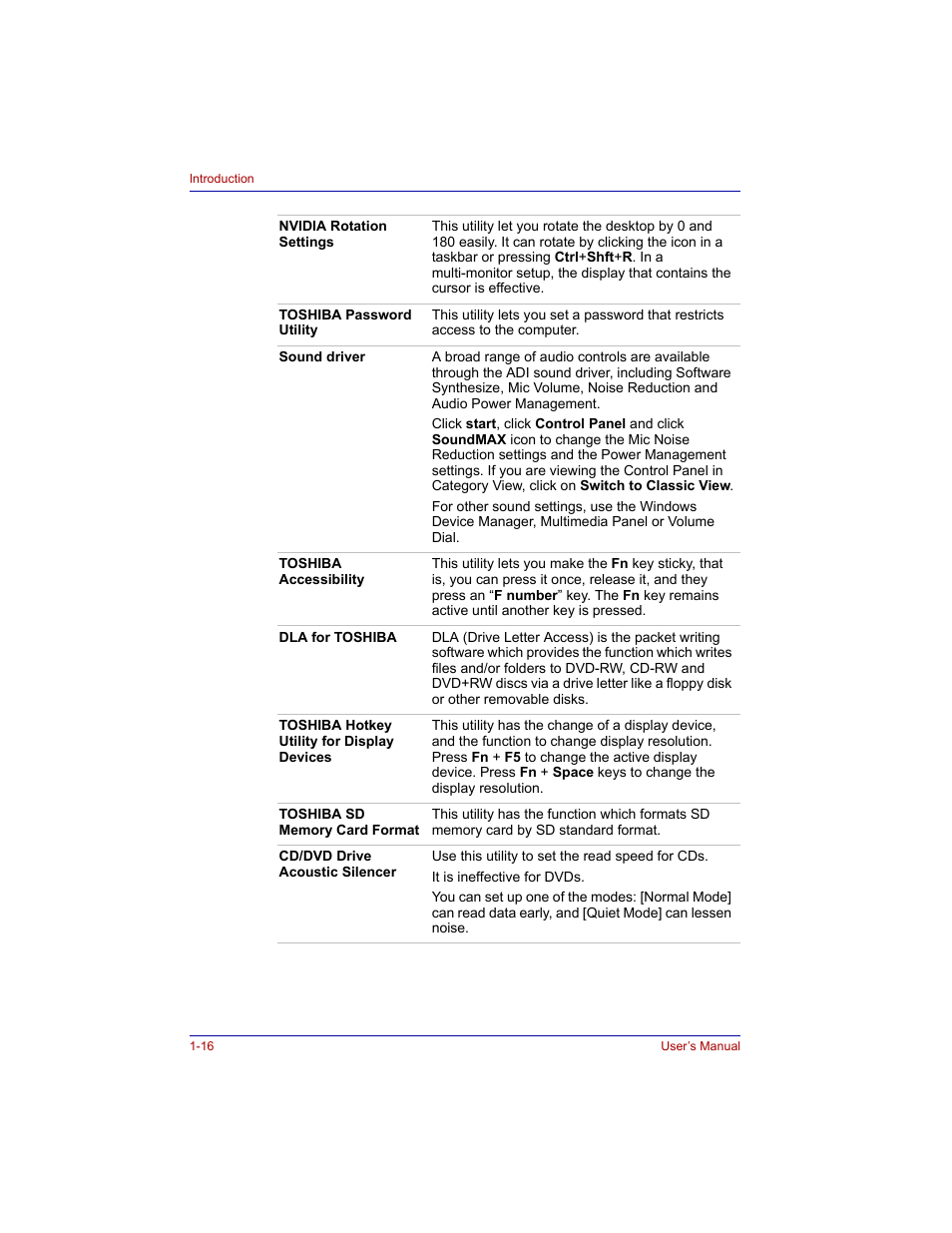 Toshiba Tecra M3 User Manual | Page 38 / 236