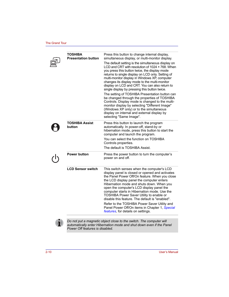 Toshiba Tecra M3 User Manual | Page 50 / 236