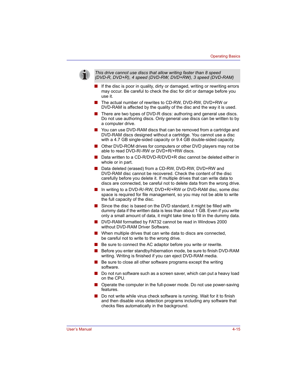 Toshiba Tecra M3 User Manual | Page 85 / 236