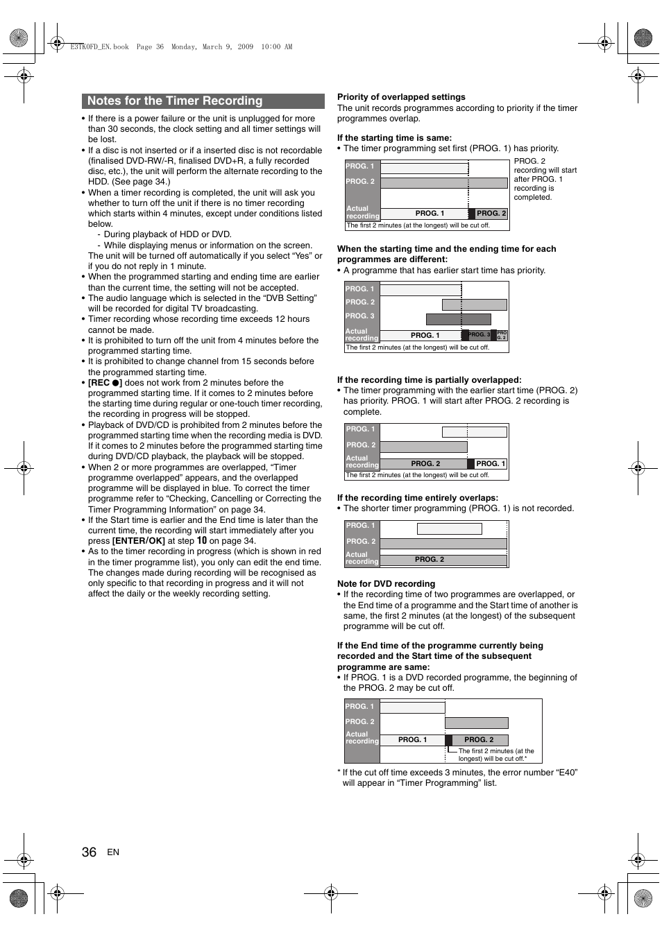 Toshiba RDXV49 User Manual | Page 36 / 84