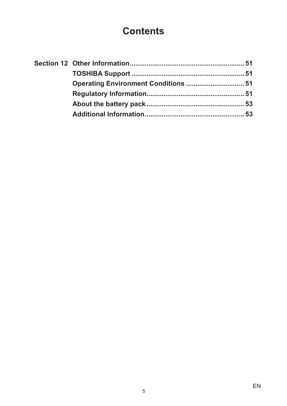 Toshiba Camileo Z100 User Manual | Page 5 / 54