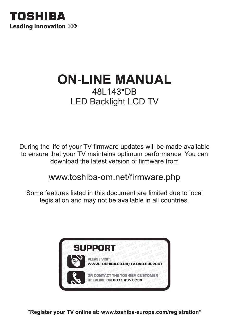 Toshiba L1433 User Manual | 50 pages