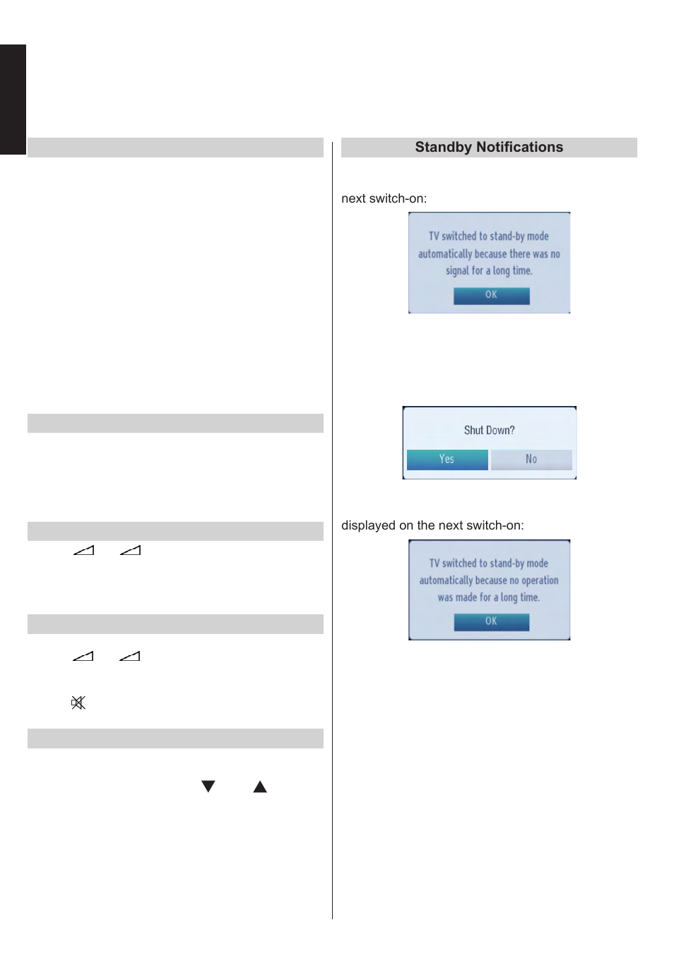 General operation, English | Toshiba L1433 User Manual | Page 19 / 50