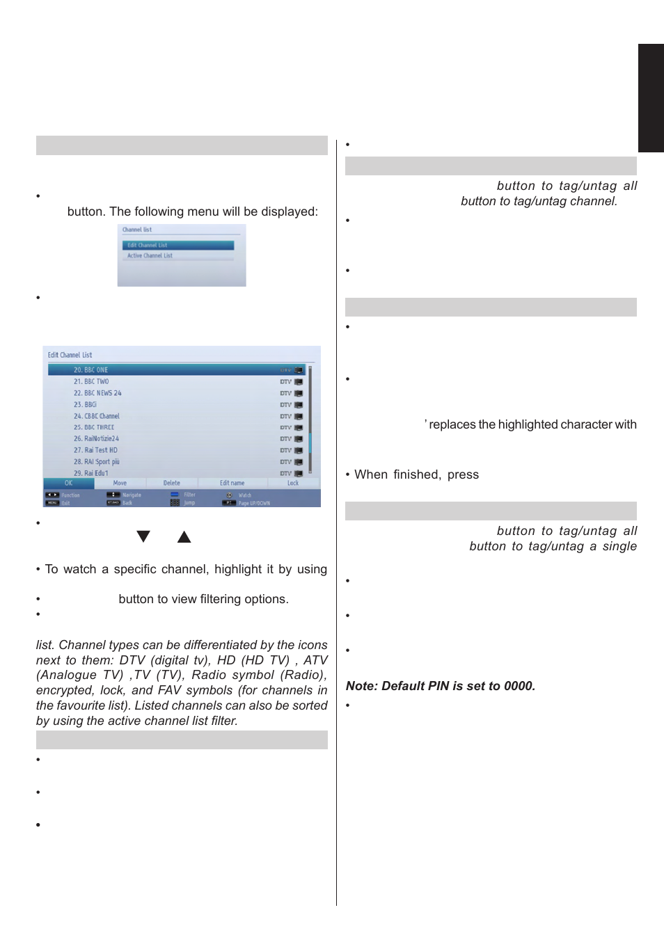 English | Toshiba L1433 User Manual | Page 20 / 50