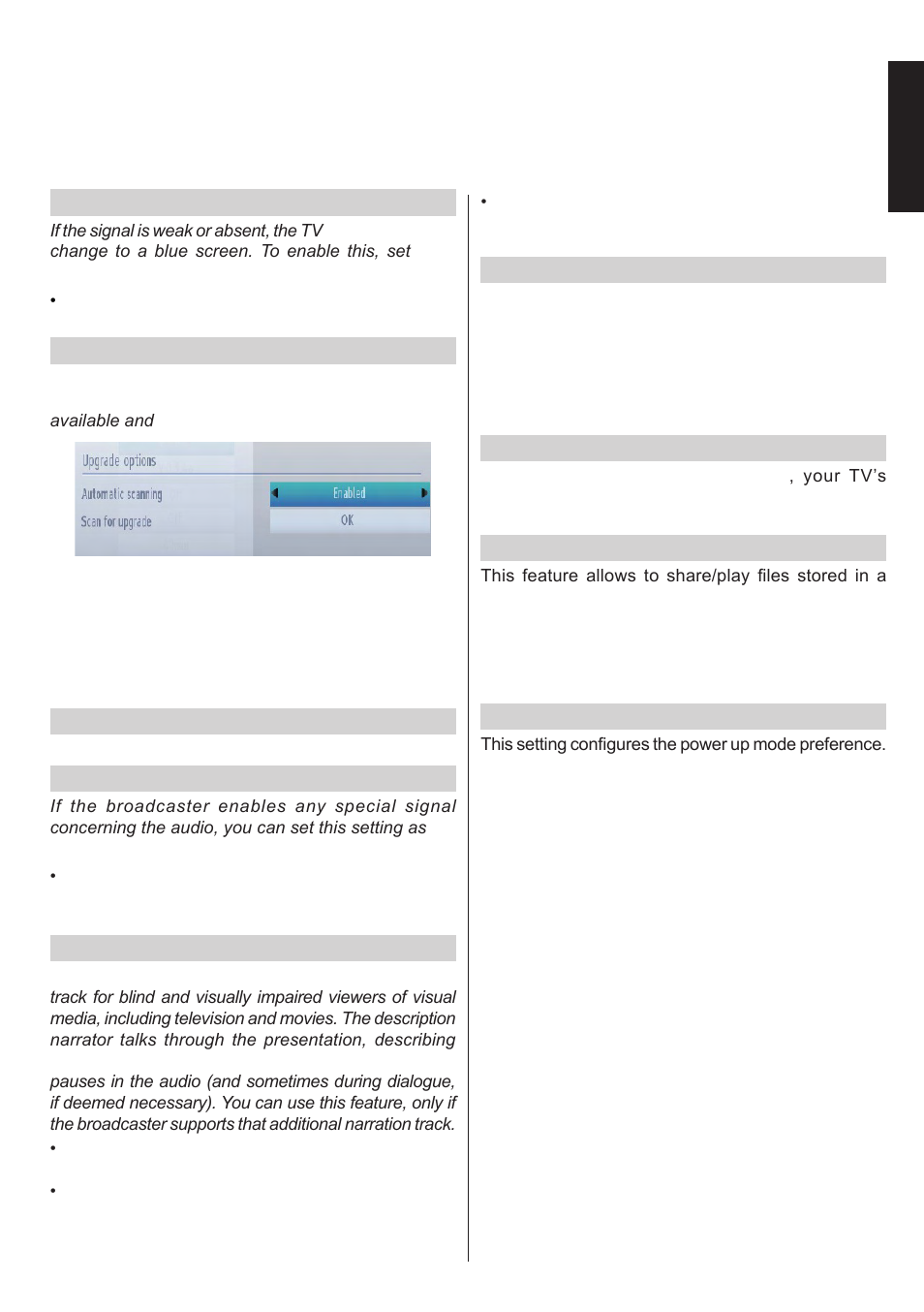 Other controls | Toshiba L1433 User Manual | Page 32 / 50