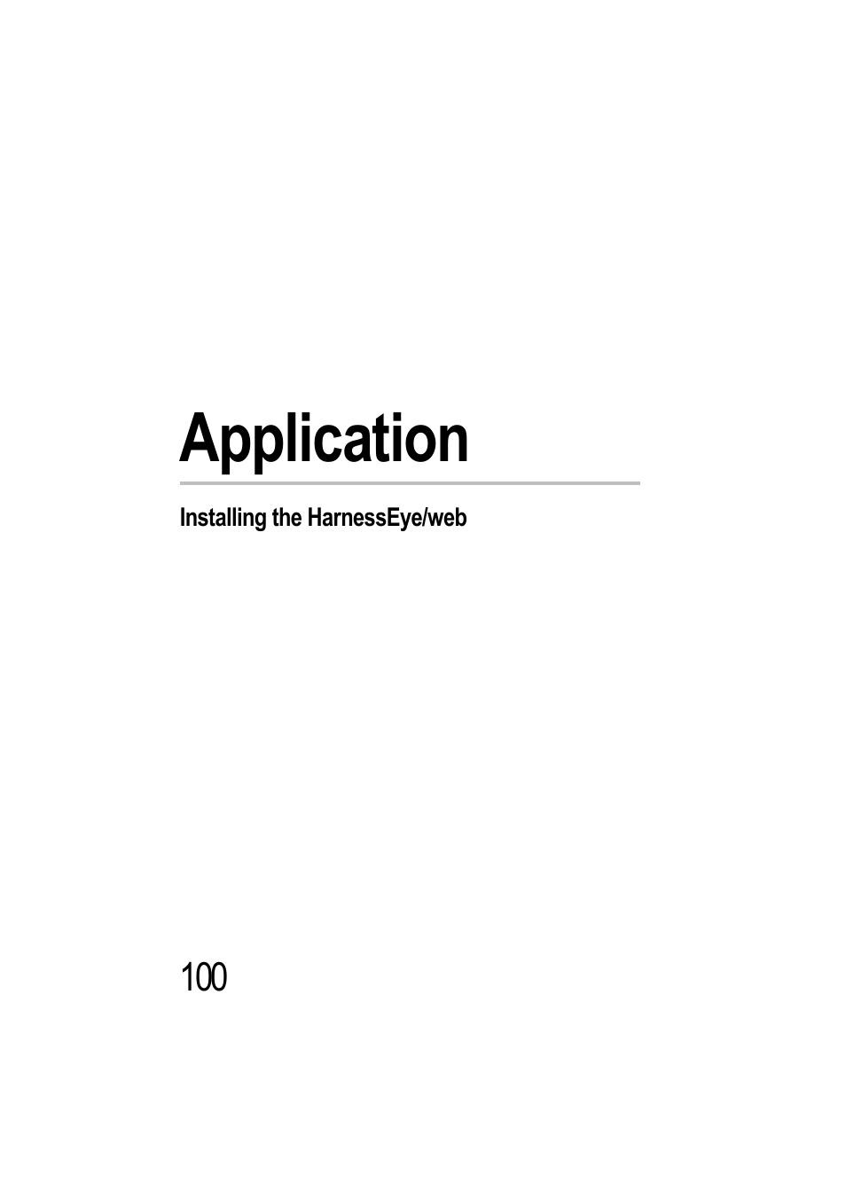 Application, Installing the harnesseye/web, Chapter 5: application | Toshiba Magnia Z500 User Manual | Page 101 / 115