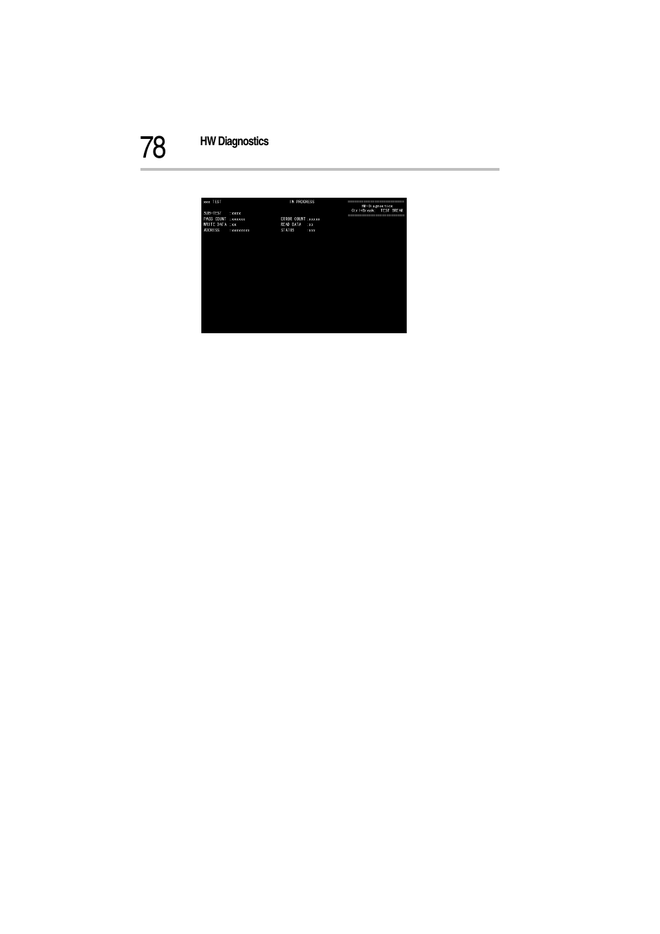 Sample screen during the test | Toshiba Magnia Z500 User Manual | Page 80 / 115