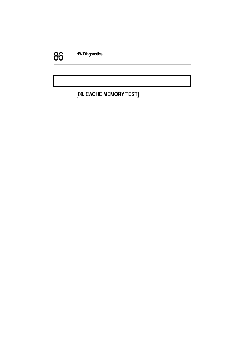 Cache memory test | Toshiba Magnia Z500 User Manual | Page 88 / 115