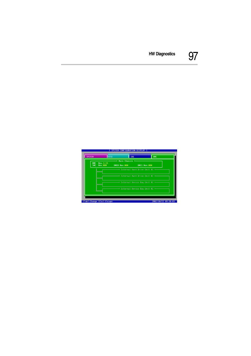 Bmc screen | Toshiba Magnia Z500 User Manual | Page 99 / 115