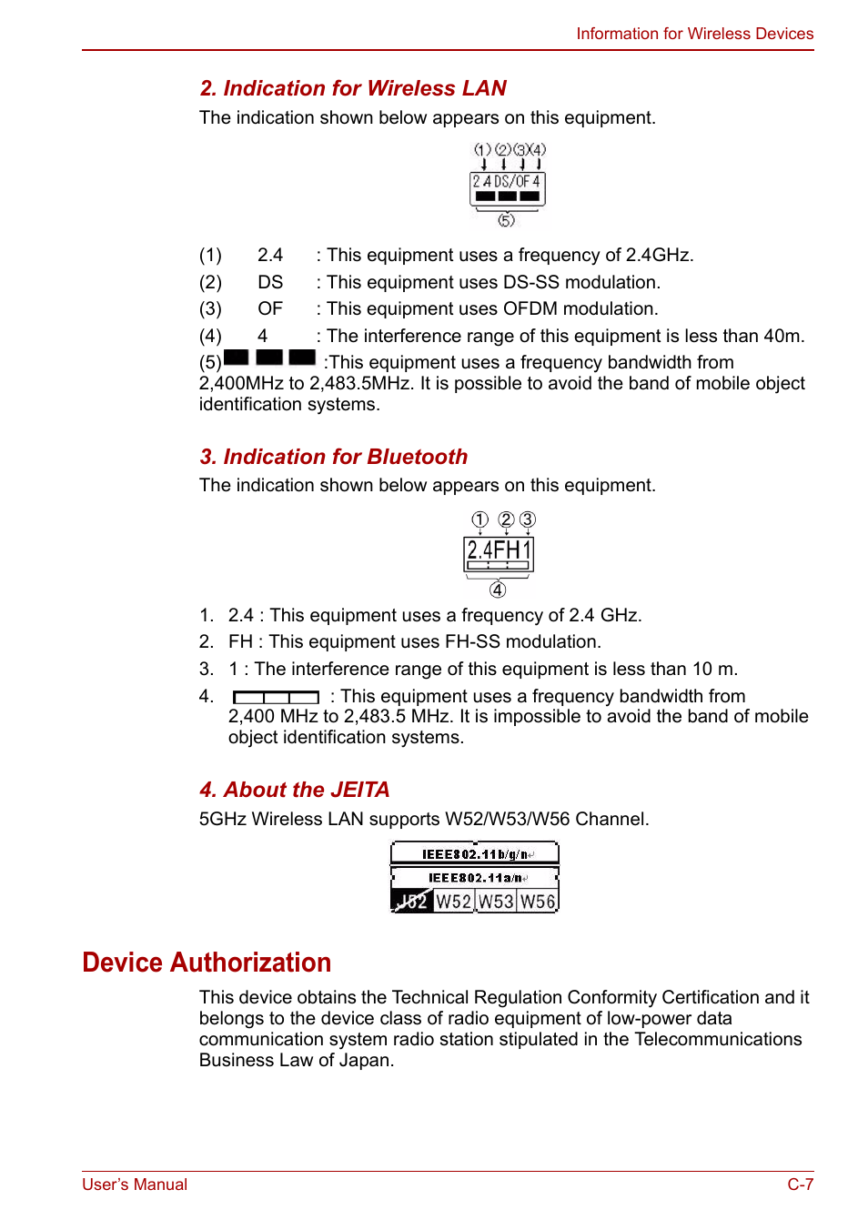 Device authorization | Toshiba Satellite C660 User Manual | Page 139 / 158