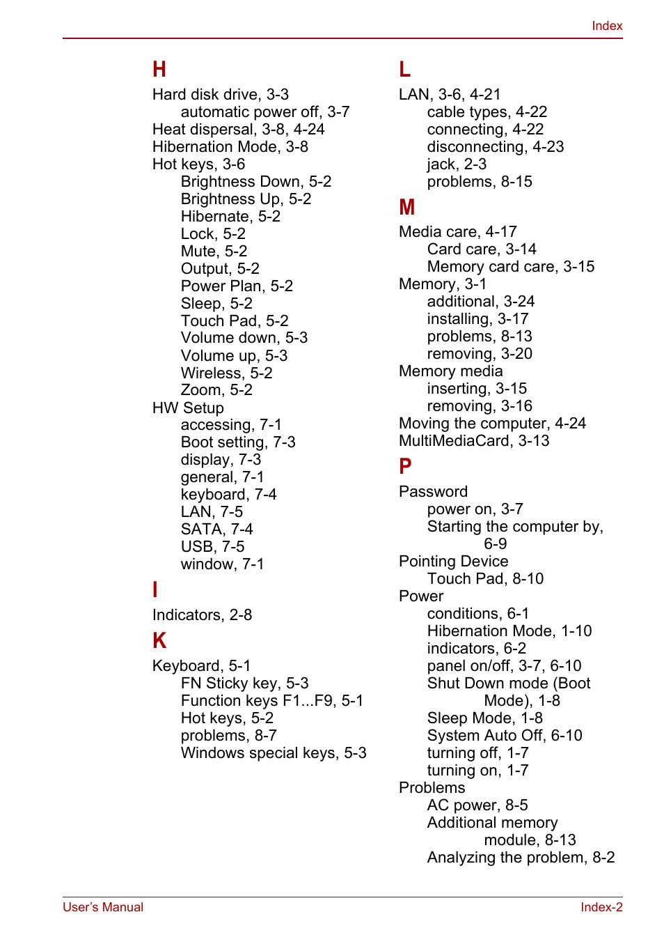 Toshiba Satellite C660 User Manual | Page 157 / 158