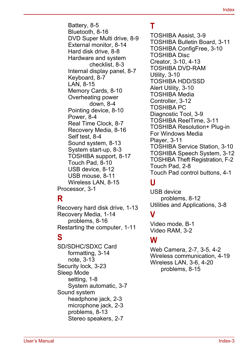 Toshiba Satellite C660 User Manual | Page 158 / 158