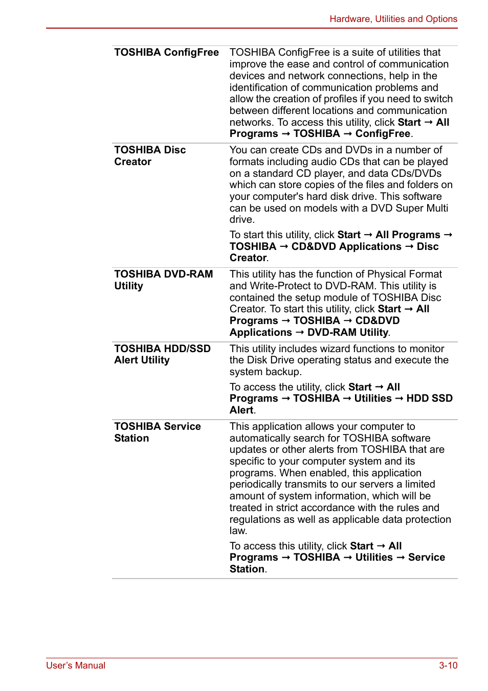 Toshiba Satellite C660 User Manual | Page 56 / 158