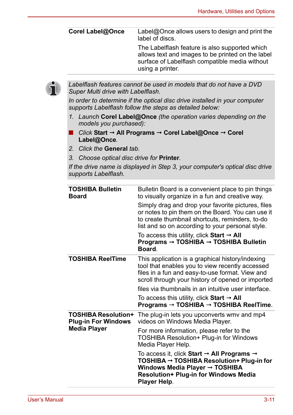 Toshiba Satellite C660 User Manual | Page 57 / 158