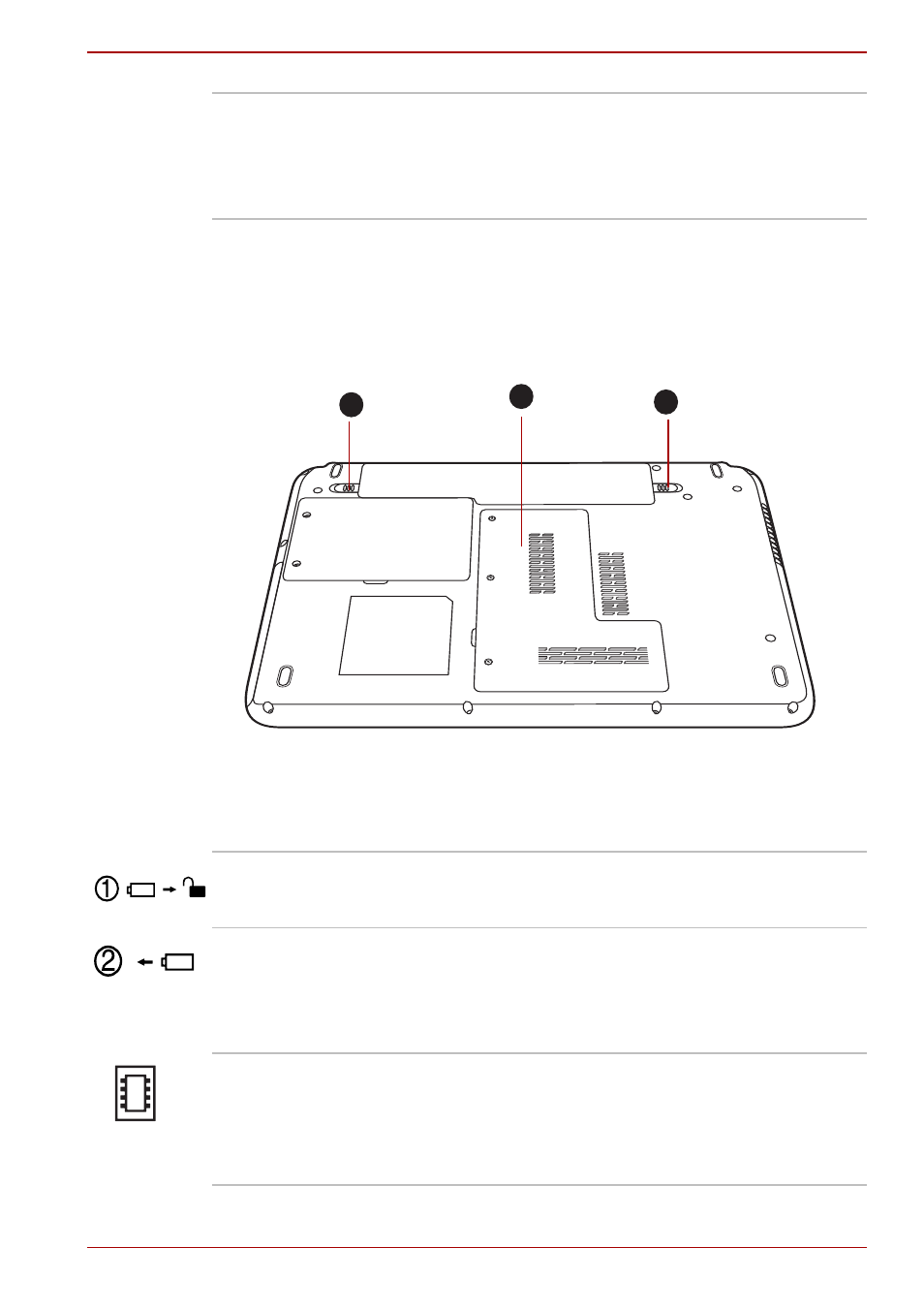 Underside, Underside -6 | Toshiba Satellite L745 User Manual | Page 47 / 199