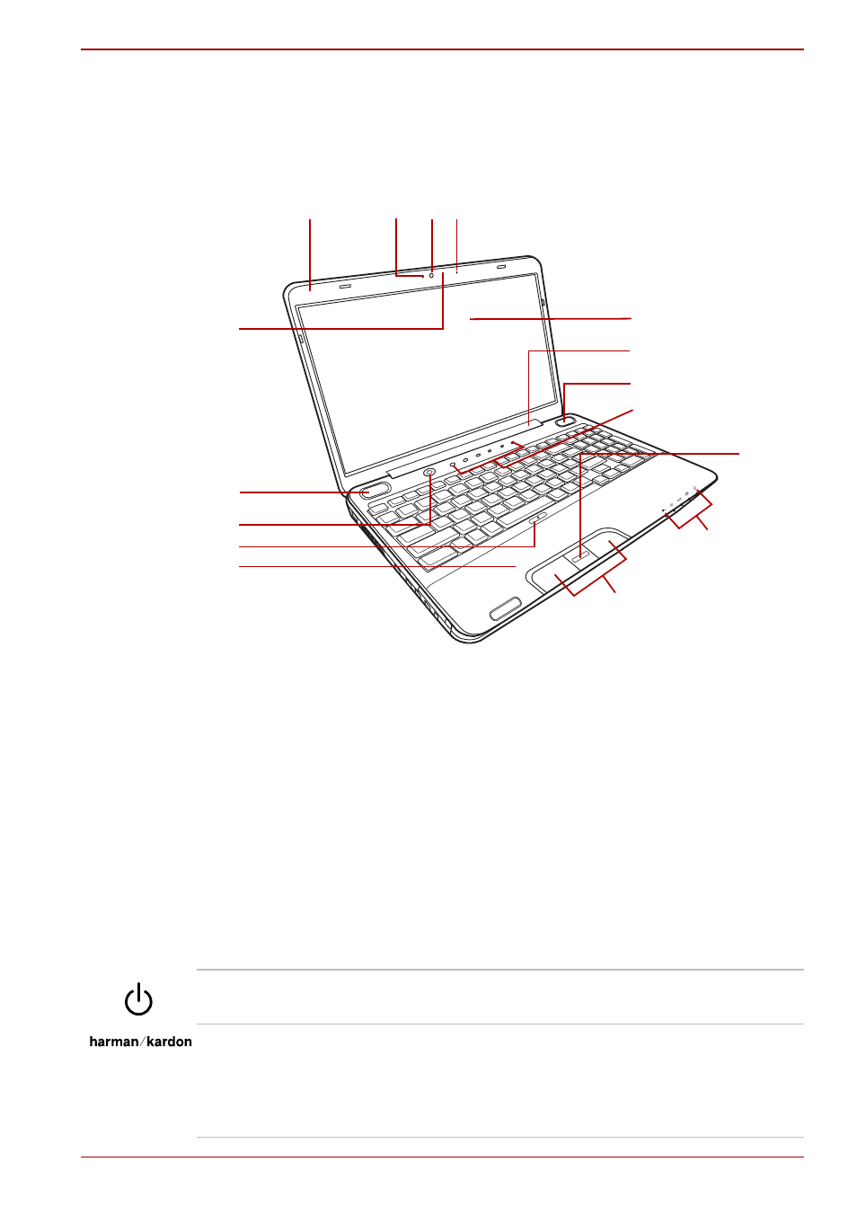 Front with the display open, Front with the display open -9 | Toshiba SATELLITE A500 User Manual | Page 51 / 246