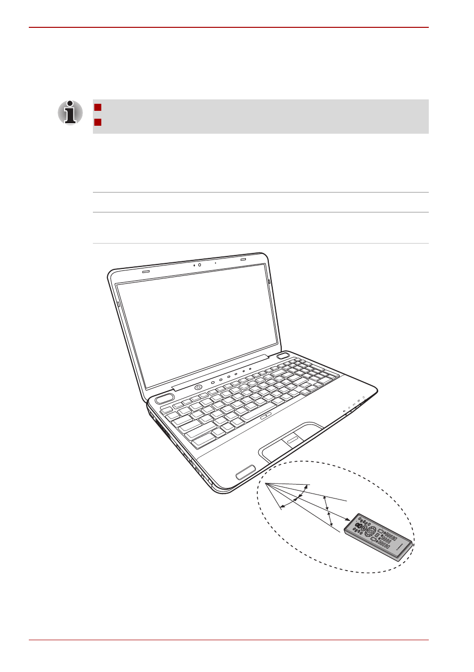 Using the remote controller, Using the remote controller -24, Operational range of the remote controller | Toshiba SATELLITE A500 User Manual | Page 66 / 246