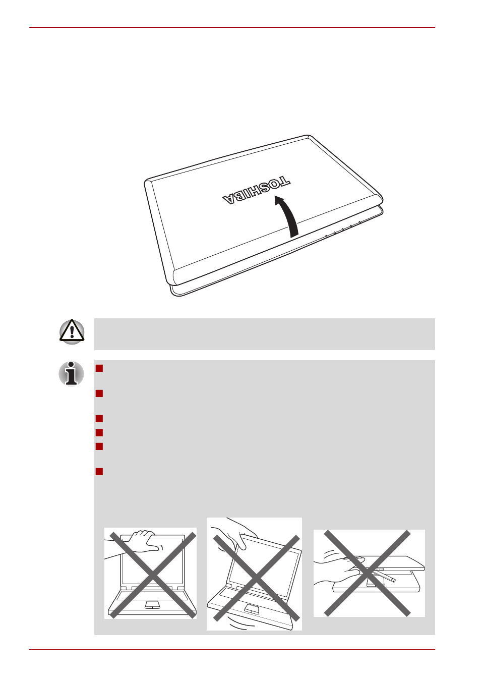 Opening the display, Opening the display -4 | Toshiba SATELLITE A500 User Manual | Page 76 / 246