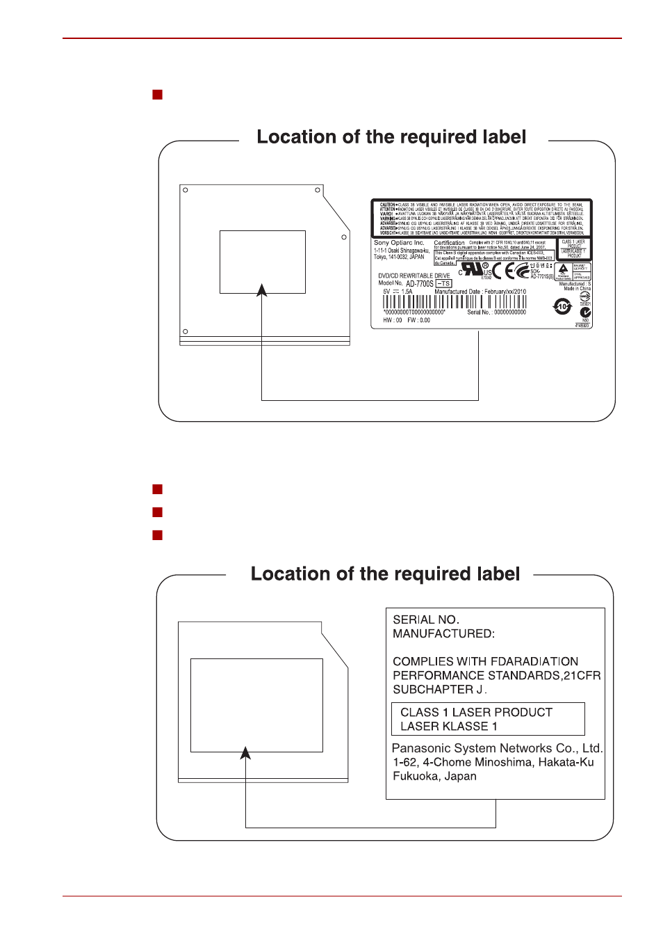 Toshiba SATELLITE A665 User Manual | Page 12 / 213