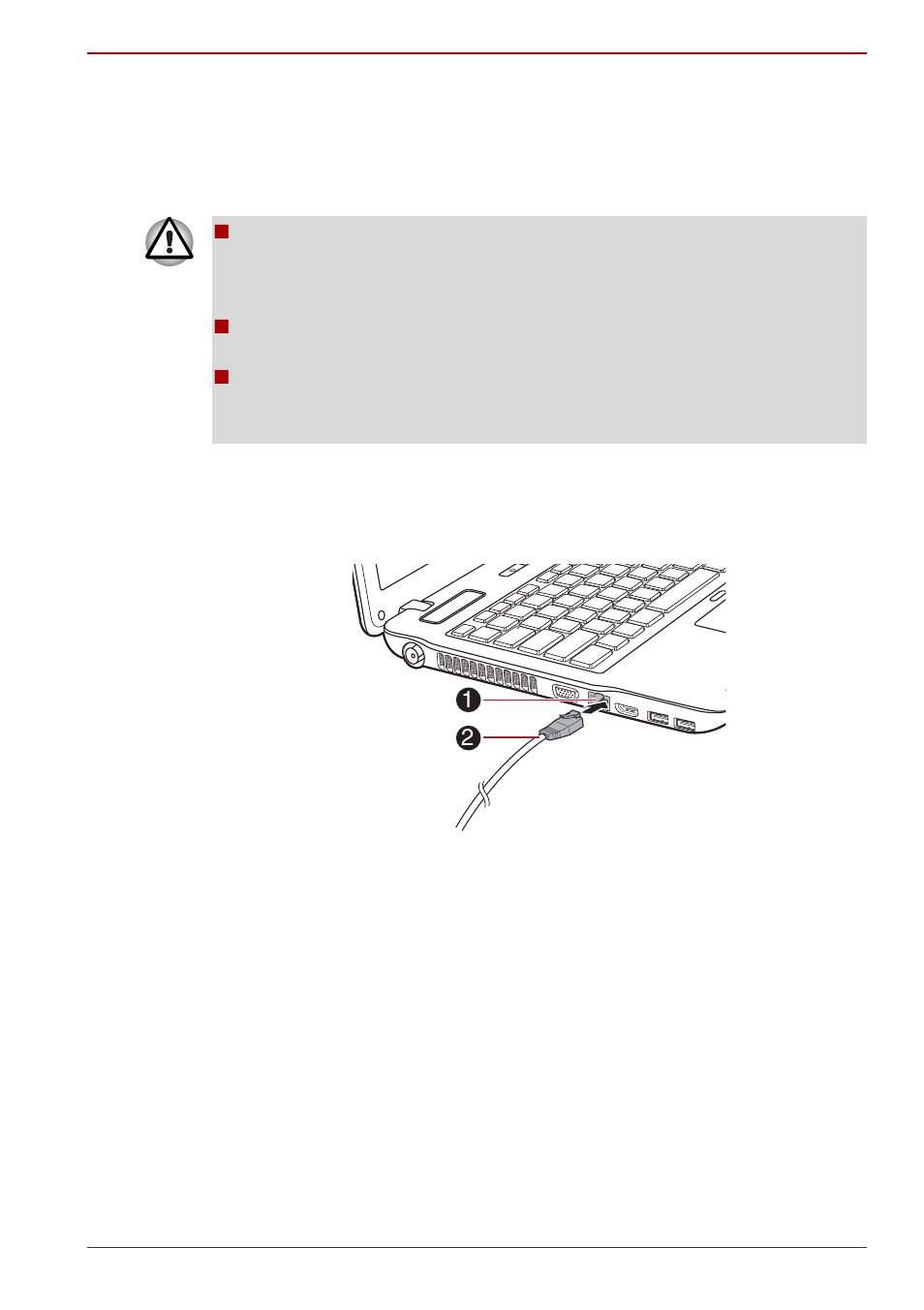 Connecting the lan cable, Disconnecting the lan cable | Toshiba SATELLITE A665 User Manual | Page 132 / 213