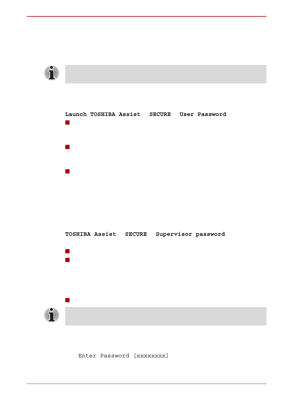 Toshiba password utility, Toshiba password utility -11, User password | Supervisor password, Starting the computer by password | Toshiba SATELLITE A665 User Manual | Page 155 / 213