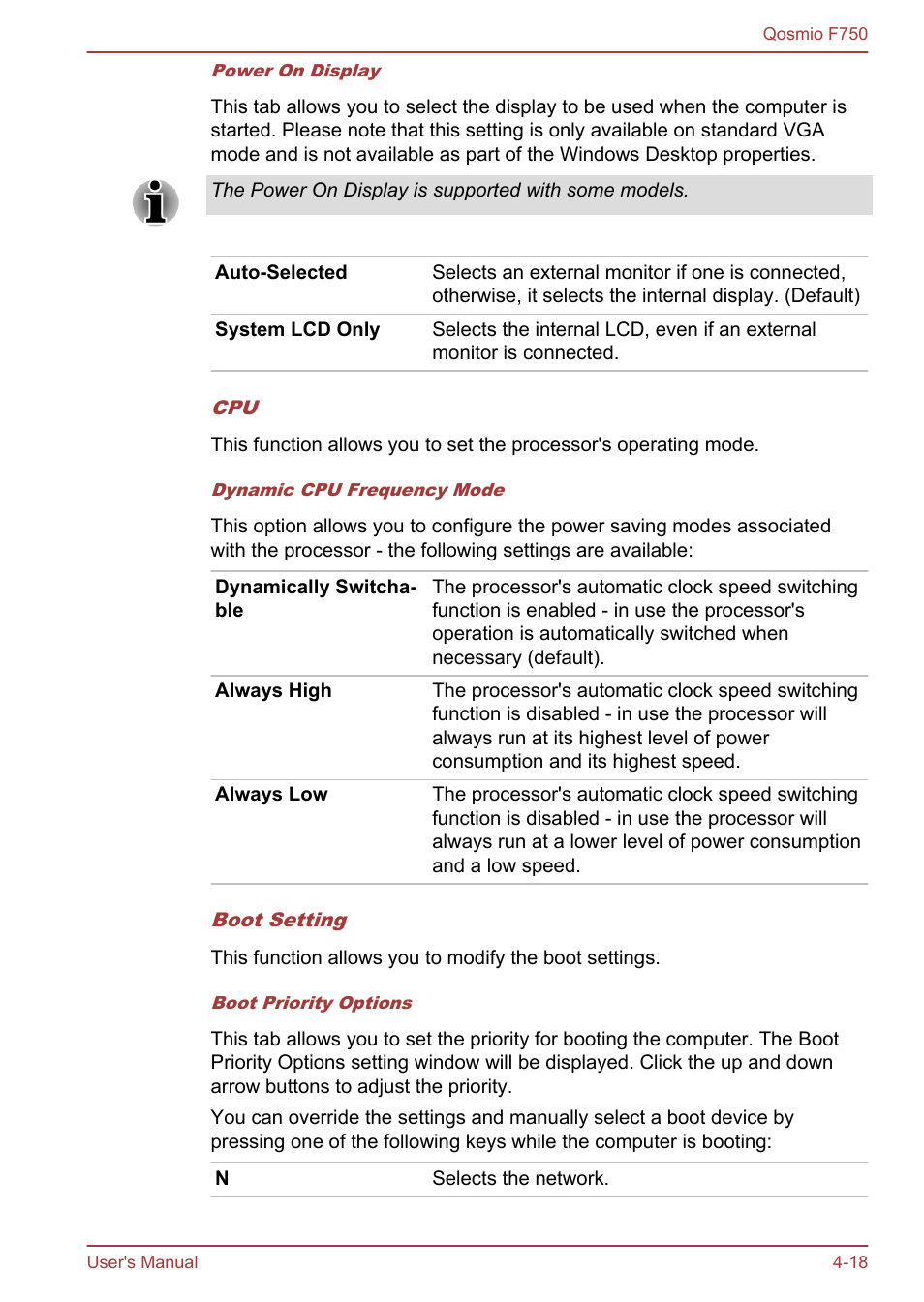 Toshiba Qosmio F750 User Manual | Page 119 / 181