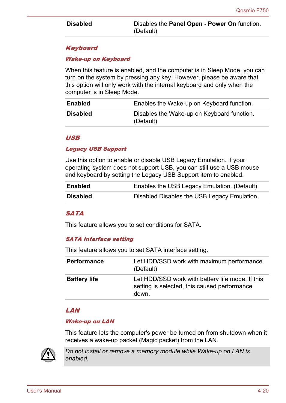 Toshiba Qosmio F750 User Manual | Page 121 / 181