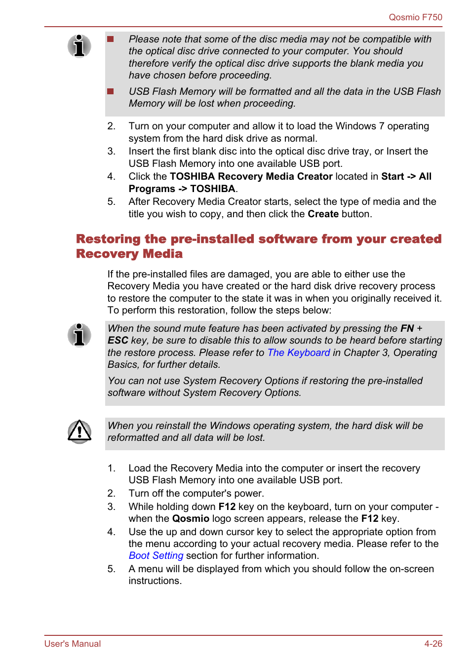 Toshiba Qosmio F750 User Manual | Page 127 / 181