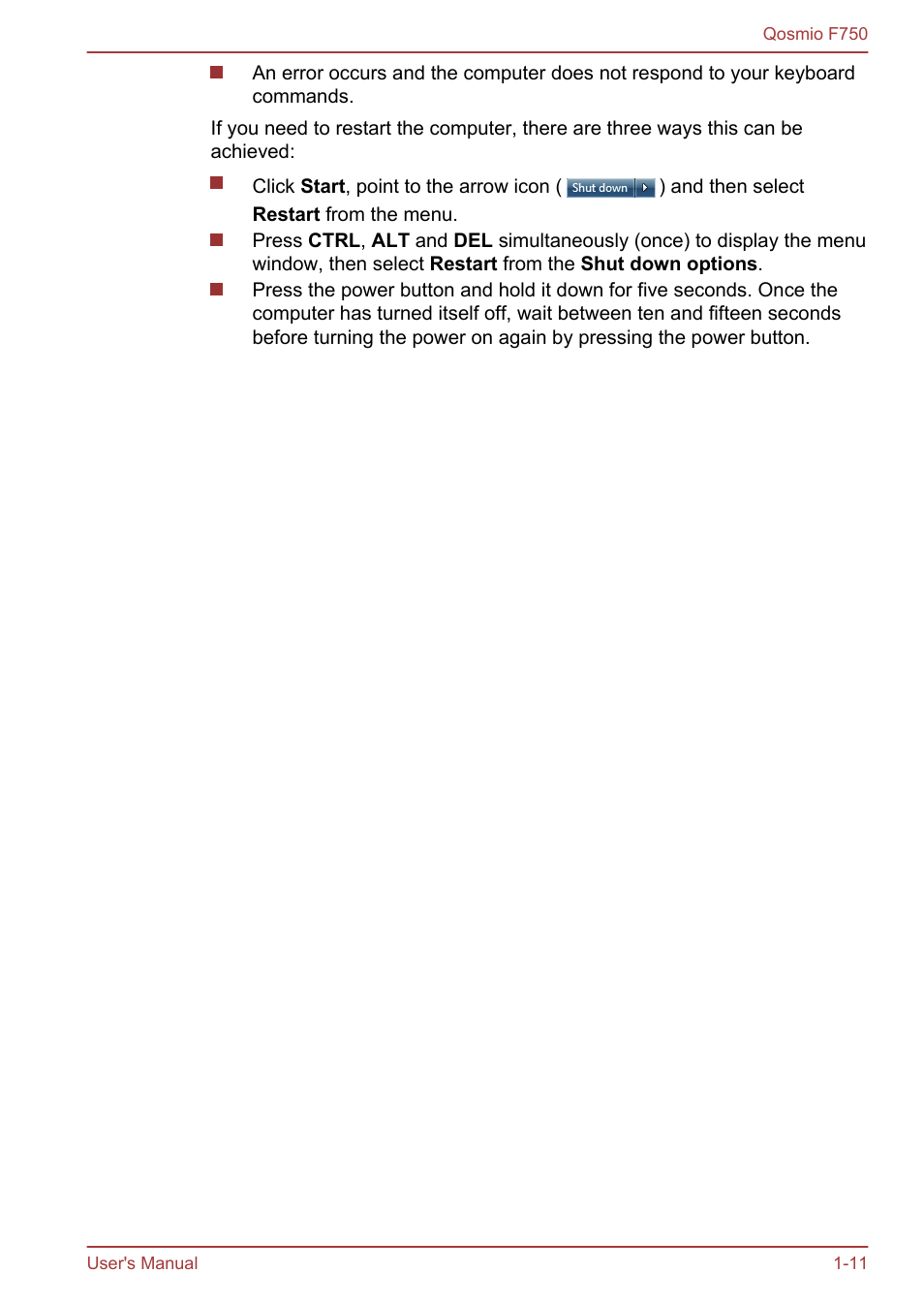 Toshiba Qosmio F750 User Manual | Page 27 / 181