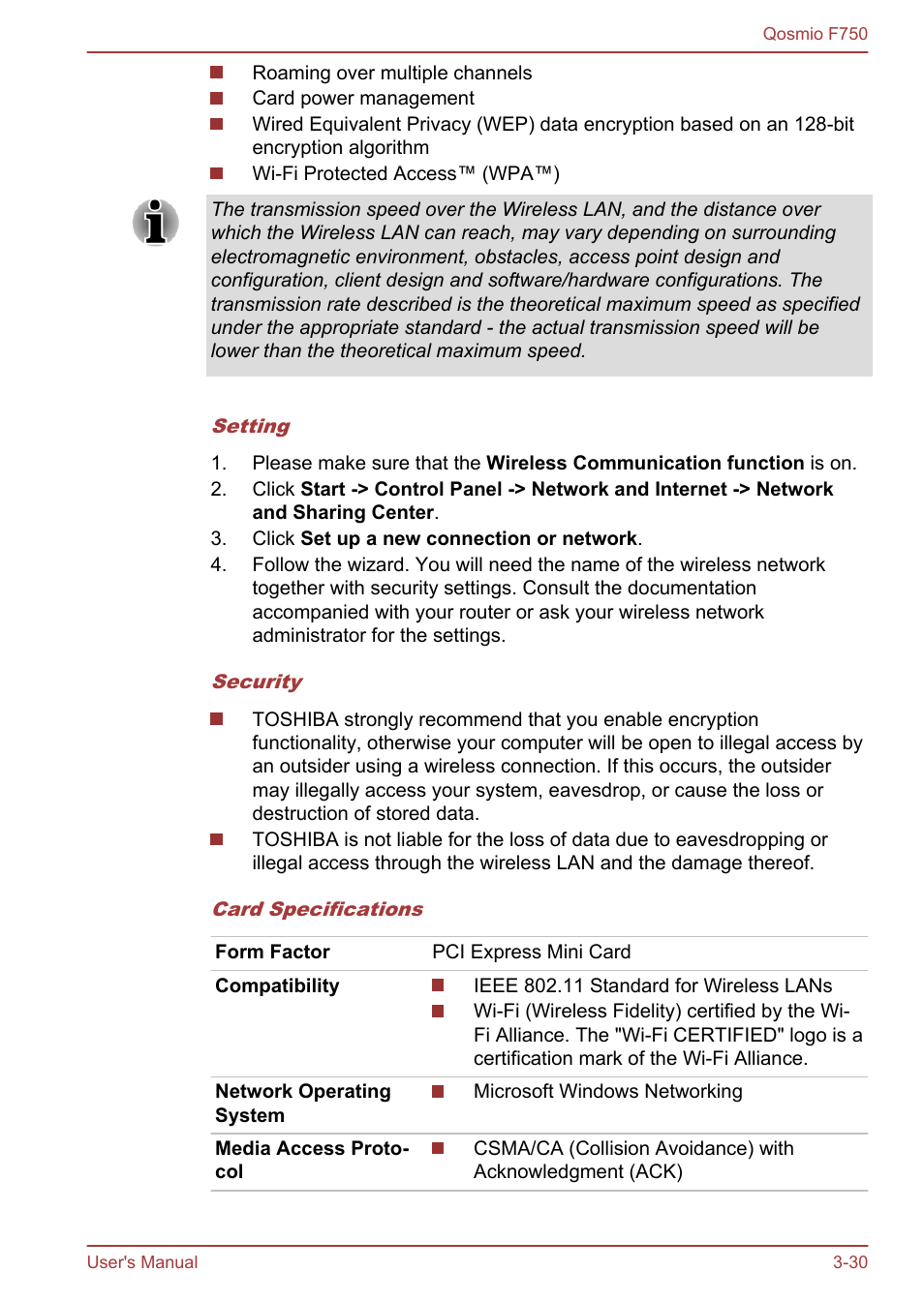 Toshiba Qosmio F750 User Manual | Page 78 / 181