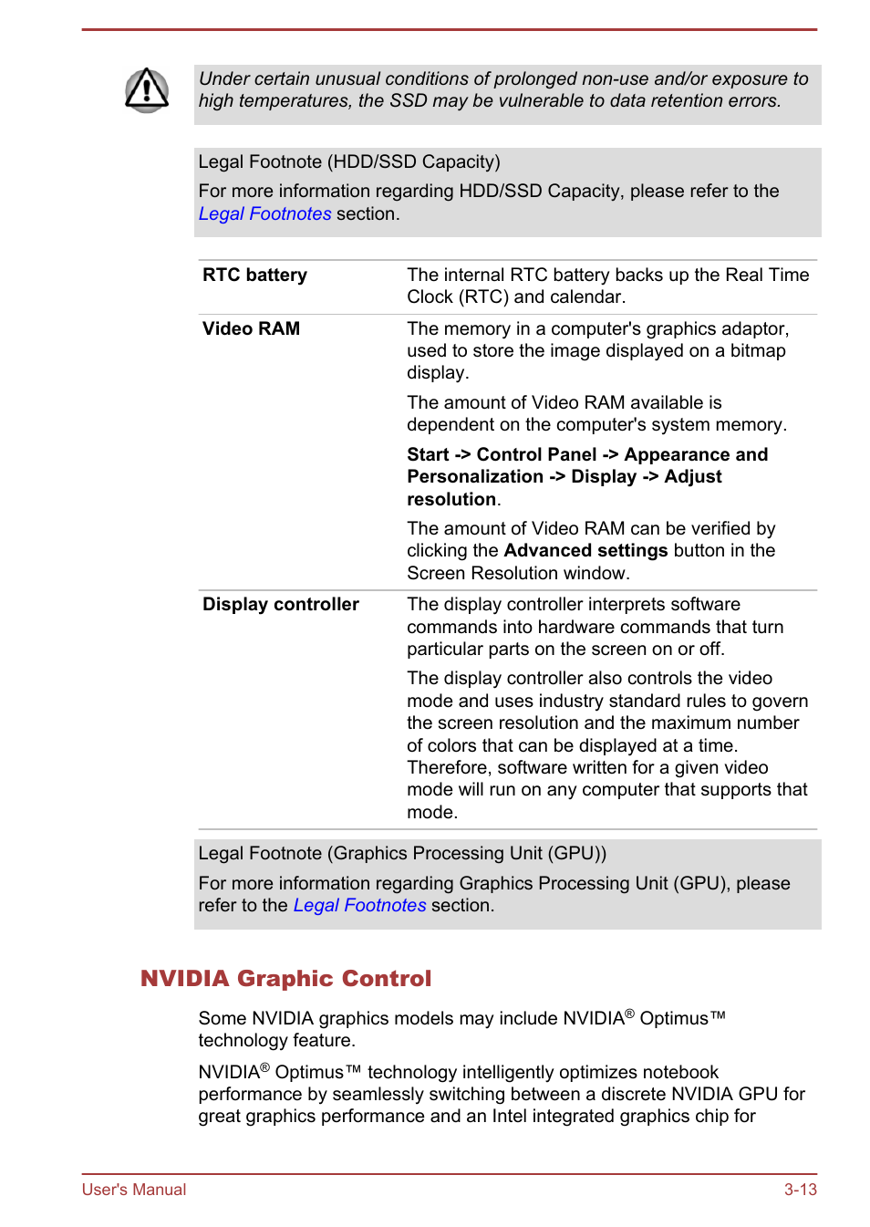 Nvidia graphic control | Toshiba Tecra A50-A User Manual | Page 45 / 167