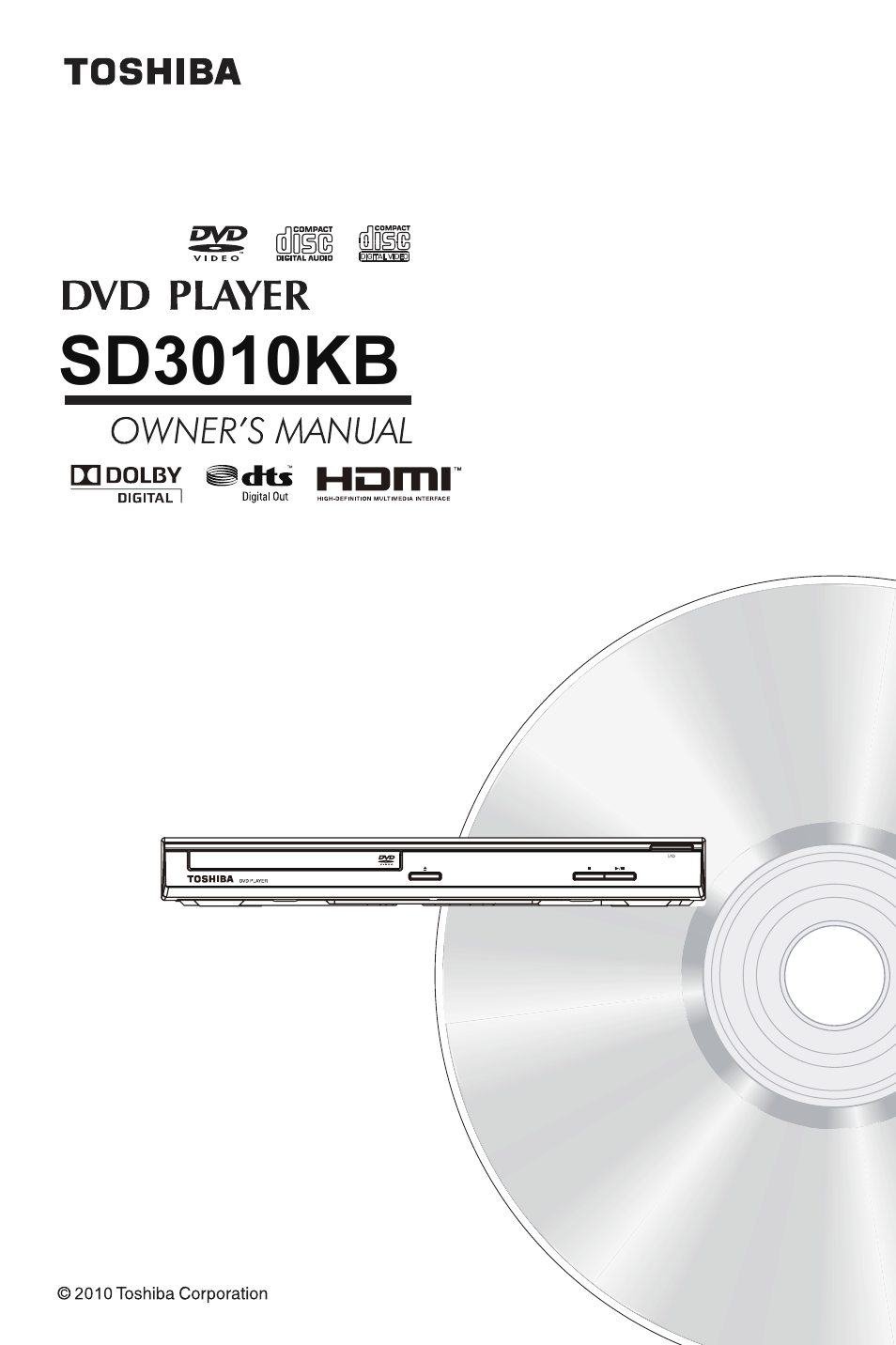 Toshiba SD3010 User Manual | 26 pages