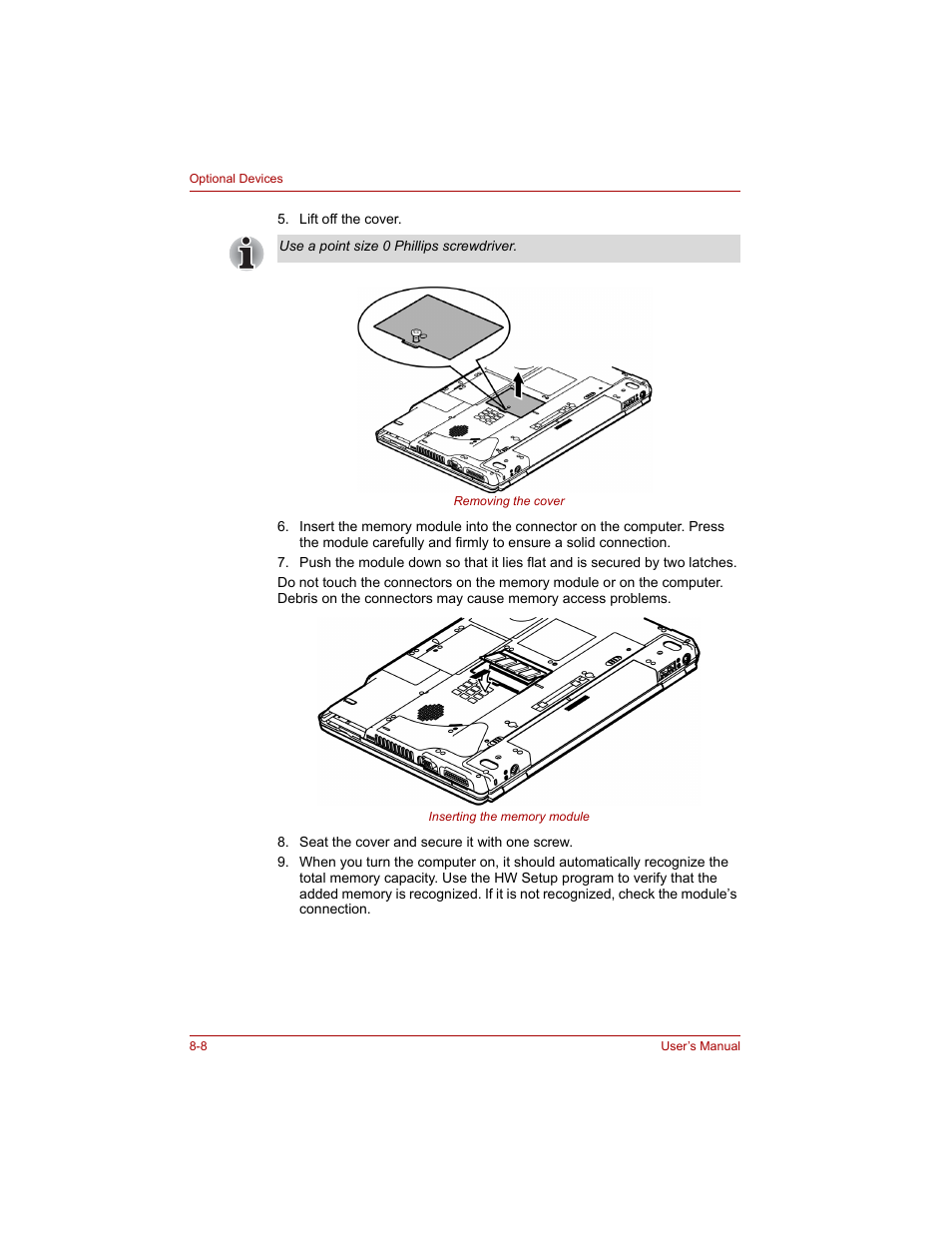 Toshiba Tecra A4 (PTA40) User Manual | Page 142 / 204