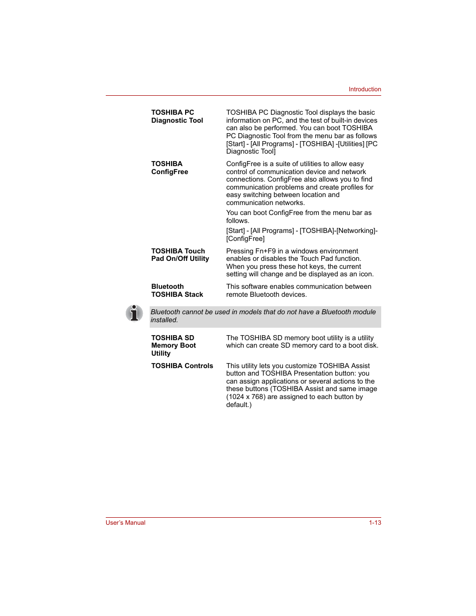 Toshiba Tecra A4 (PTA40) User Manual | Page 45 / 204