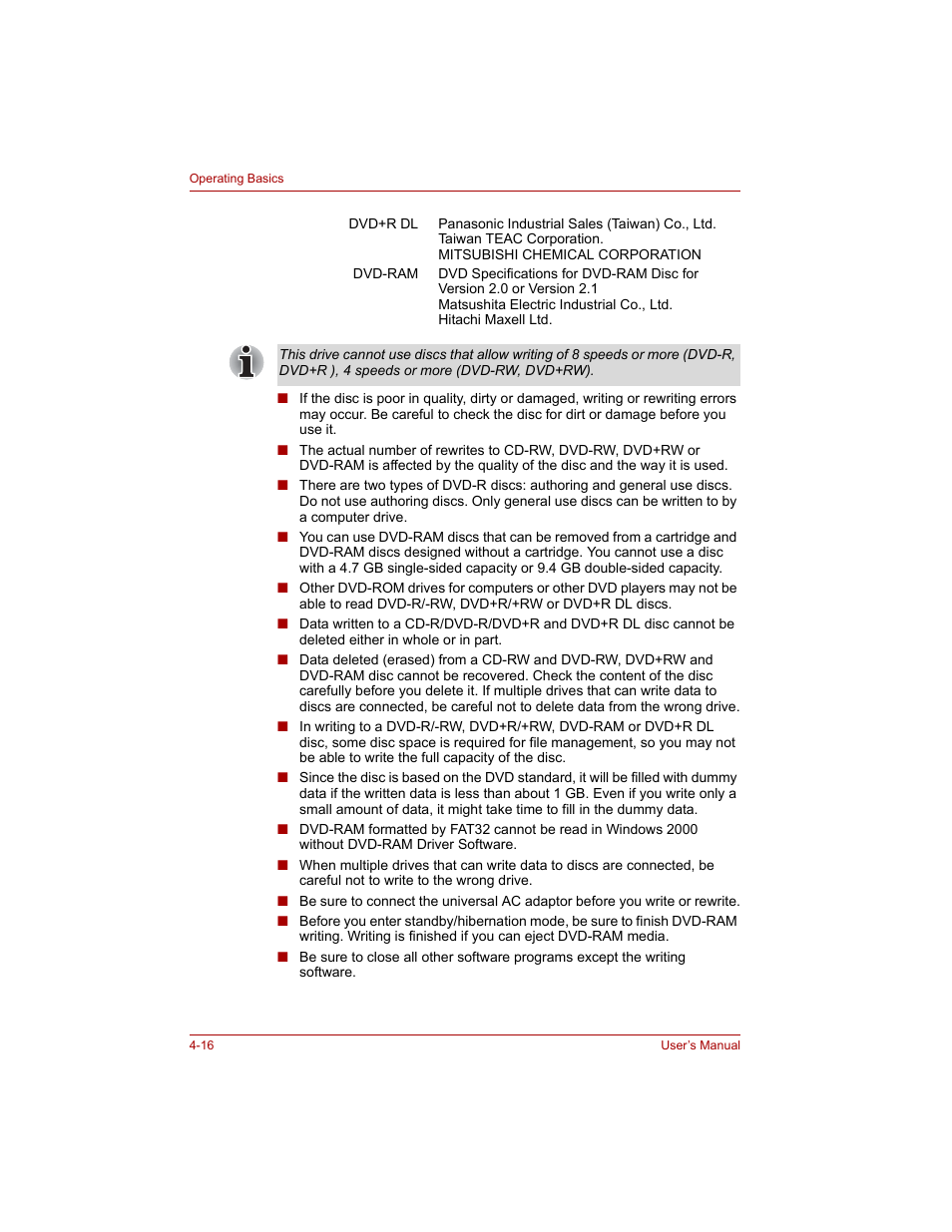 Toshiba Tecra A4 (PTA40) User Manual | Page 90 / 204