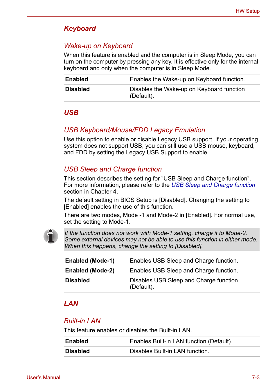 Usb sleep and charge function | Toshiba Satellite Pro P300 User Manual | Page 121 / 185