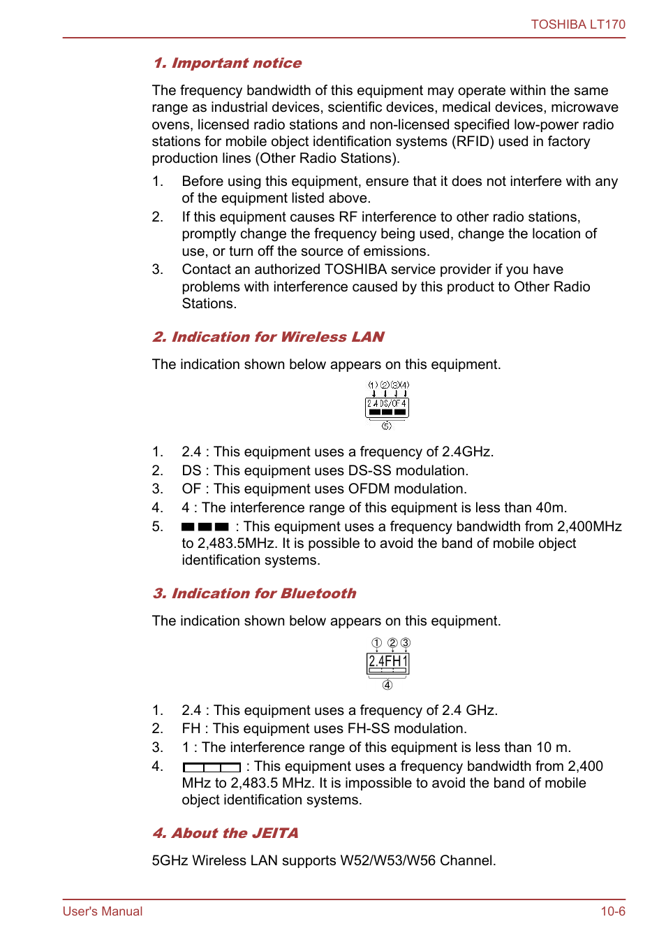 Toshiba LT170 User Manual | Page 75 / 77