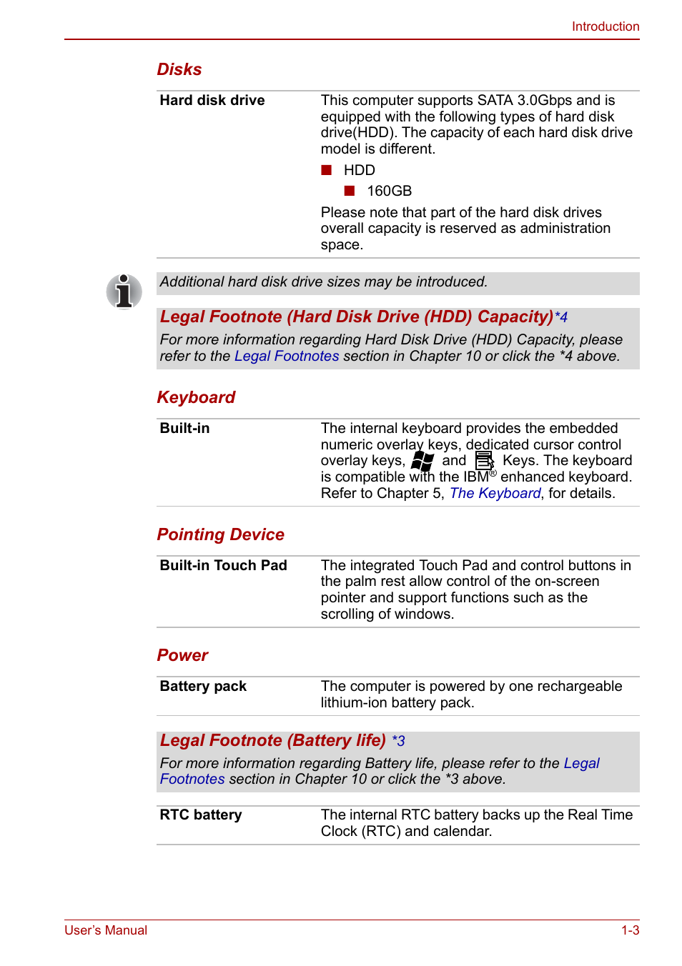 Toshiba NB305 User Manual | Page 18 / 143