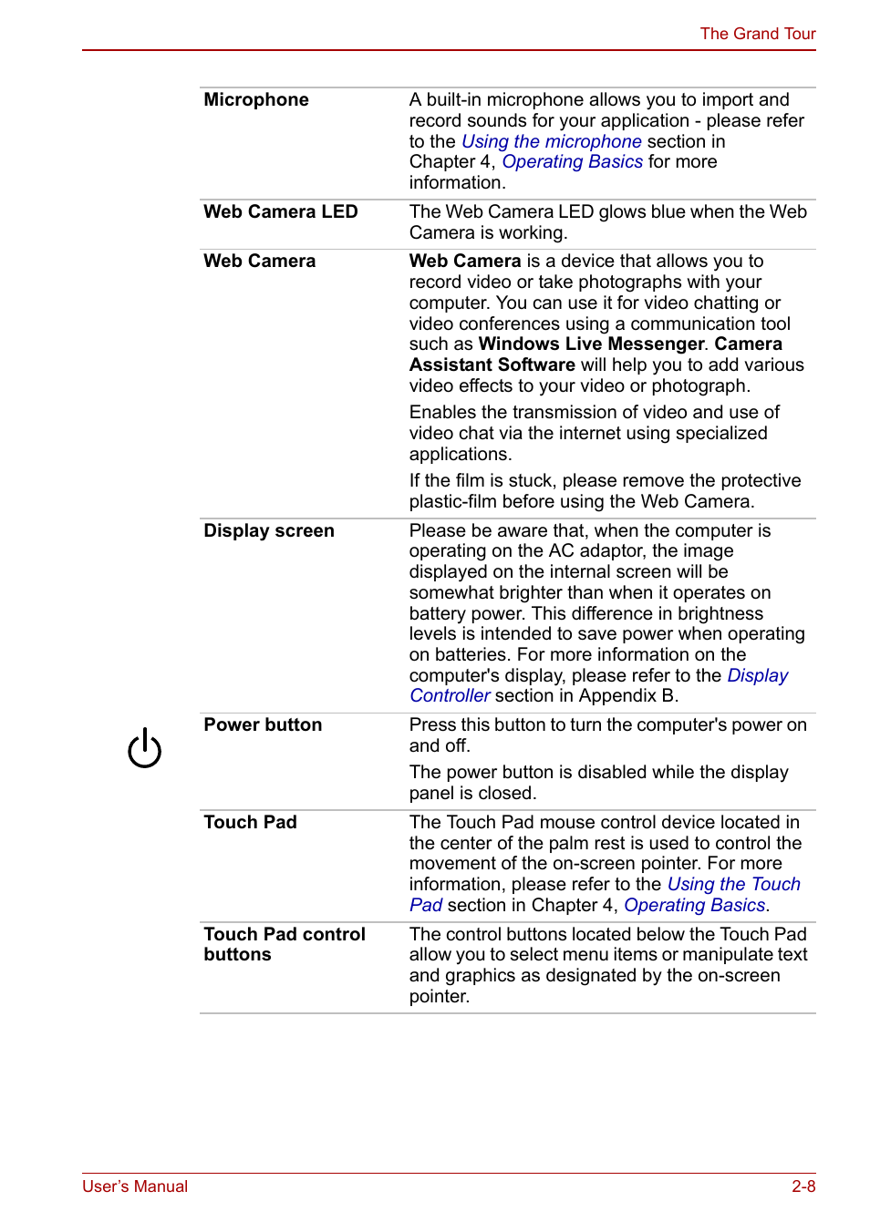 Toshiba NB305 User Manual | Page 32 / 143