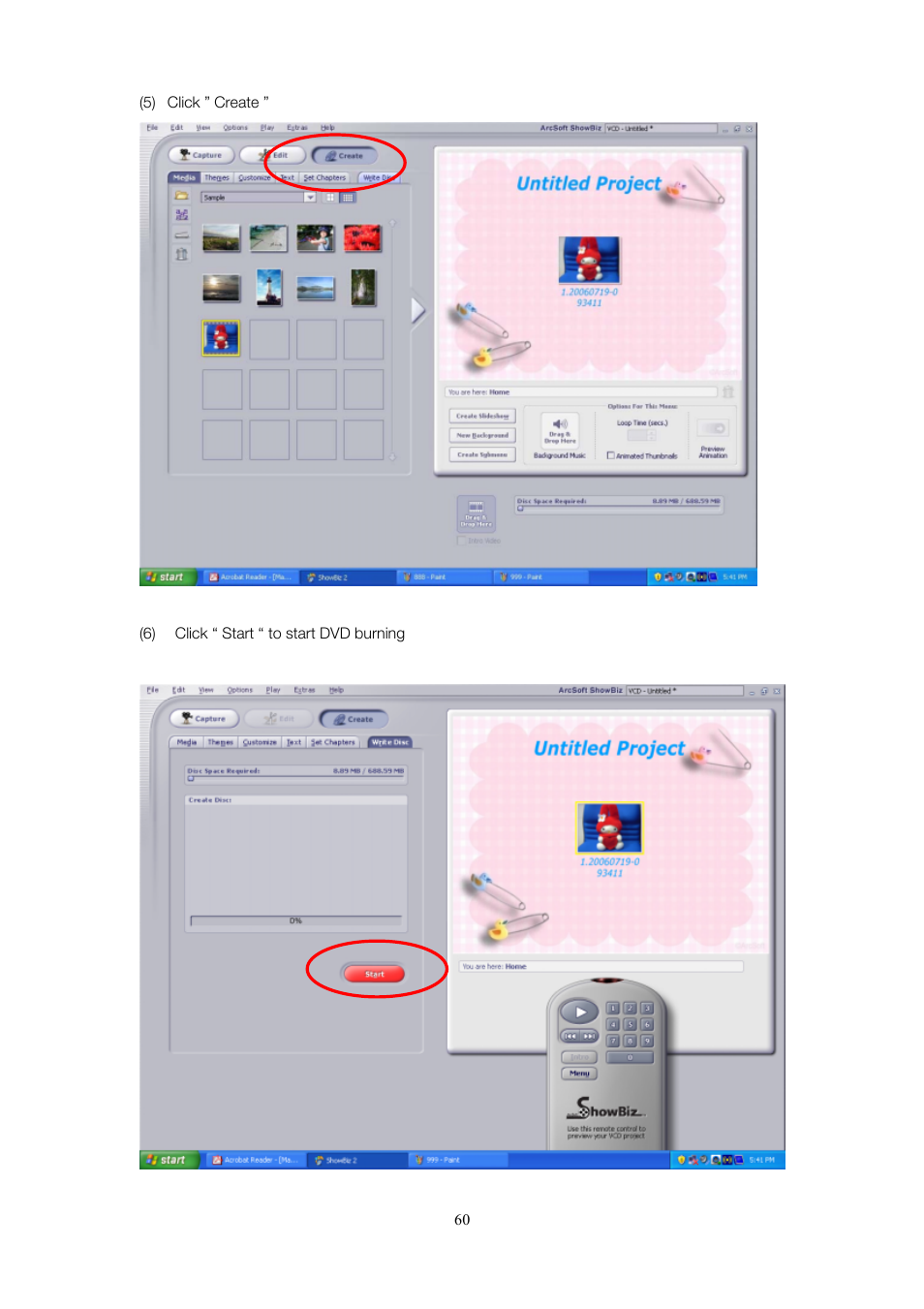 Toshiba Camileo Pro User Manual | Page 61 / 66